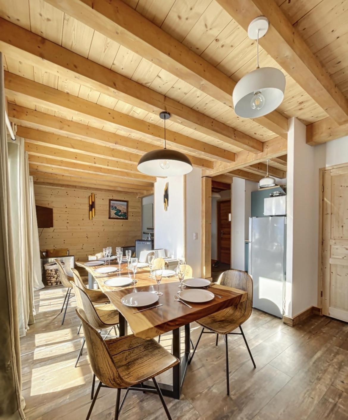 Chalet Le Mauntenrojji - Skis Aux Pieds Βίλα Fontcouverte-la-Toussuire Εξωτερικό φωτογραφία