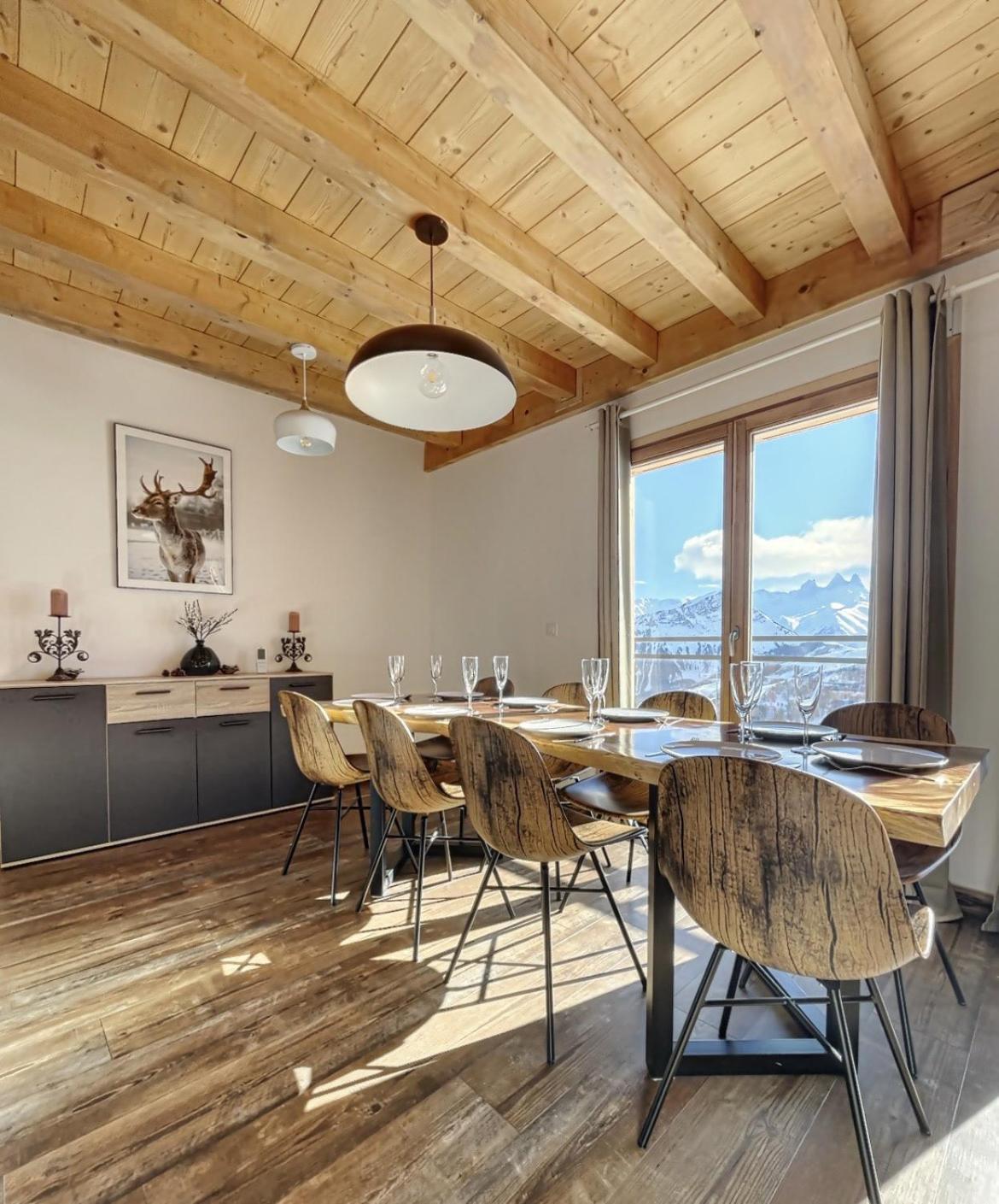 Chalet Le Mauntenrojji - Skis Aux Pieds Βίλα Fontcouverte-la-Toussuire Εξωτερικό φωτογραφία